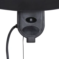 Outsunny Wall Mount Electric Infrared Patio Heater Warmer Aluminium 3 Power Setting 2kW(m-10)