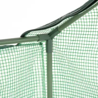 Outsunny Mini Greenhouse Portable Garden Growhouse for Tomatoes Plants with Large Zipper Windows for Outdoor, Indoor, 180 x 92 x 92cm, Green(m-10)