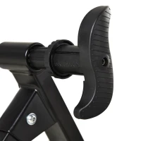 HOMCOM Foldable Indoor Bike Trainer, Stationary Bike Workout Stand, Suitable for 26"-28" or 650C, 700C Bike Tyres(m-7)