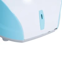 HOMCOM Ferro de Engomar Vertical Depósito 2L 1950W e Temperatura Ajustável em 11 Níveis 24x35x47,5-122,5 cm Azul e Branco(m-8)