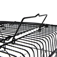 PawHut Aviar pentru Pasari in Metal Negru 41,5x29,5x56,5cm(m-11)