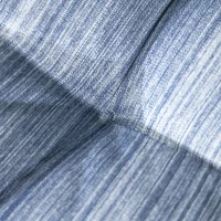 Outsunny Almofada para Bancos de 2 Lugares Almofada Retangular para Interiores e Exteriores Lavável 110x48x8cm Azul(m-9)