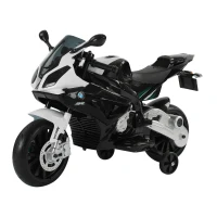 HOMCOM Motoreta Electrica BMW RR pentru Copii 12V, Negru si Alb(m-12)