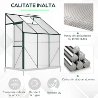 Outsunny sera de gradina rezistenta UV 192x127x220cm(m-6)