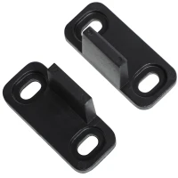 HOMCOM Ferragem para Porta de Correr Kit de Acessórios para Porta Corredeira com 2 Trilhos de Aço de Carbono 200x40x0,6cm Preto(m-9)
