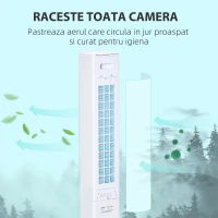Homcom Ventilator Racire Evaporativa – 3 Viteze & Telecomanda(m-4)