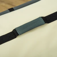 PawHut 61cm Foldable Pet Carrier for Small Miniature Dogs, Portable Cat Carrier, Soft Travel Bag, Grey(m-11)