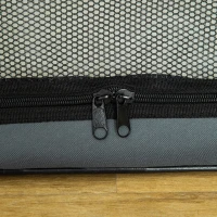 PawHut 81cm Foldable Pet Carrier for Medium Small Dogs, Portable Cat Carrier, Soft Travel Bag, Grey(m-11)