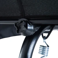 Outsunny, leagan de gradina 3 locuri, 172×110×152 cm, negru(m-8)