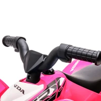 AIYAPLAY Honda Licensed Kids Quad Bike, 6V Electric Ride on Car ATV Toy with LED Light Horn for 1.5-3 Years, Pink(m-10)
