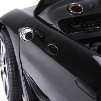HOMCOM Bentley GT Licensed 12V Kids Electric Ride On Car with Remote Control Two Motors LED Light Music for 3-5 Years Black(m-13)