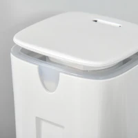 HOMCOM 2L Cool Mist Humidifier, Air Humidifier with 7-Colour Lights, 3 Mode, Auto Shut Off, 8-10 Working Hours for Home Bedroom, White(m-13)