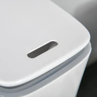 HOMCOM 2L Cool Mist Humidifier, Air Humidifier with 7-Colour Lights, 3 Mode, Auto Shut Off, 8-10 Working Hours for Home Bedroom, White(m-12)