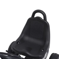 HOMCOM Kids Children Pedal Go Kart Manual Ride On Car Outdoor Vehicle for 3-4 Years Old(m-8)