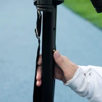 HOMCOM Folding Kick Scooter with Adjustable Handlebar, Push Scooter with Dual Brake System, Shock Absorber, 200mm Wheels & ABEC-9 Bearings, for 14+(m-9)