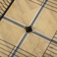 PawHut Small Dog Pen Indoor, DIY, w/ Door Bottom 22 Panels Small Animal Cage for Guinea Pigs Rabbit Chinchilla Transparent(m-8)