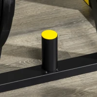 SPORTNOW Suport pentru greutati si mrene din otel si PP pentru discuri cu diametrul de 5 cm, 85,5x70x96 cm, negru(m-7)