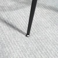 HOMCOM Set de Masa si Scaune de Bar din 3 Piese cu Cadru Metalic Robust, Blat Inalt Biostro Dinette, 2 Scaune Captusite pentru Bucatarie, Spatiu Mic, Asamblare Usoara, Maro(m-7)