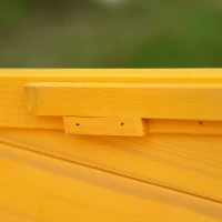 PawHut Cușcă pentru Animale Domestice din Lemn de Brad, 70x51.5x60cm(m-10)