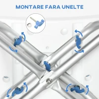Homcom Scaun Dus Reglabil – Persoane Varstnice, Spatar & Brate(m-5)
