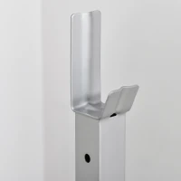 Homcom Suport Haltere – 2 Rack-uri Otel Reglabil cu Carlige(m-8)