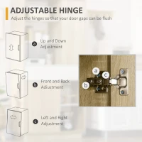 HOMCOM Dulap de Bucatarie, Dulap de Depozitare Independent, Suport pentru Cuptor cu Microunde cu Rafturi Reglabile si Sertar pentru Sufragerie, Camera de Luat Masa, Natural(m-6)