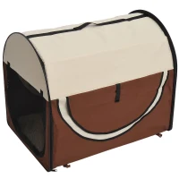 PawHut Transportin con Bolsa Transporte Perro Gato XL(81 x 56 x 66) Mascotas Plegable de Viaje(m-5)