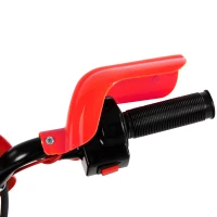 HOMCOM Mota Elétrica para Crianças Bateria 6V para Crianças acima de 3 Anos com Rodas de Apoio 102x53x66 cm Vermelho e Preto(m-12)