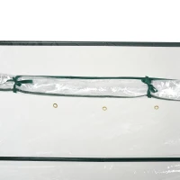 Outsunny sera dreptunghiulara compacta, PVC, 100x50x150cm(m-9)