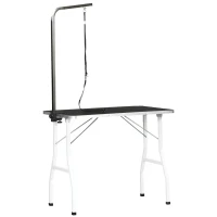 PawHut Mesa canina Profissional para cães e mascotes- alumínio e Placa anti riscos- 91.5x61.5x76 cm(m-1)