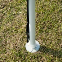 Outsunny Tenda de Jardim Tenda de Exterior com Tubos de Aço e Cobertura de PE para Eventos Campismo Festas 295x295x245 cm Azul(m-8)