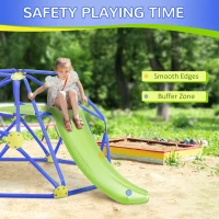 AIYAPLAY Kids Climbing Frame and Slide w/ Platform, for Ages 3-10 Years(m-6)