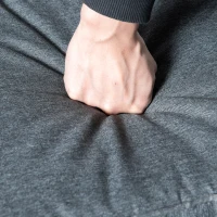 Outsunny Set Mobila de Gradina de 6 Piese din Ratan PE, Salon cu Canapea 3 Locuri, 2 Fotolii, 2 Taburete si Masa, Perne Detasabile si Lavabile, Gri(m-8)