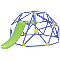 AIYAPLAY Kids Climbing Frame and Slide w/ Platform, for Ages 3-10 Years(m-11)