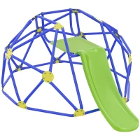 AIYAPLAY Kids Climbing Frame and Slide w/ Platform, for Ages 3-10 Years(m-8)