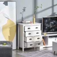 Szafka z szufladami Szafka biurowa z 5 szufladami Komoda MDF drewno jodłowe(m-7)