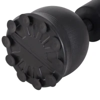 HOMCOM Staande bokszak bokspop bokspartner bokszak boksdummy training zwart(m-9)