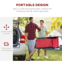 Outsunny Textilene Chaise Lounge Recliner Chair w/Adjustable Backrest Sun Bed Lounger Patio Furniture Wine Red(m-4)