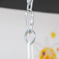 Outsunny Baby Swing Seat, Kids Hanging Hammock Chair, with Cotton-Padded Pillow, Wooden Frame, Indoor Outdoor Use, for Ages 6-36 Months, Grey(m-12)