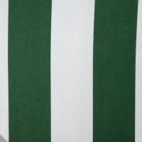 Outsunny Balancelle de jardin 2 places 2 coussins toit réglable acier polyester dim. 175L x 120l x 166H cm vert blanc(m-9)