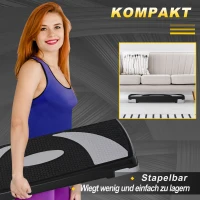 HOMCOM Stepper Aerobic Stepper Regulacja wysokości 10-20cm dla domu do 150 kg(m-7)