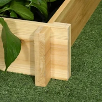 Jardiniera 3 Niveluri din Lemn de Brad – Cultivare Usoara in Gradina(m-9)