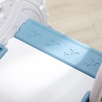 Outsunny Tobogan Copii 18-36 Luni – Tema Spatiala cu Trepte Antiderapante(m-9)