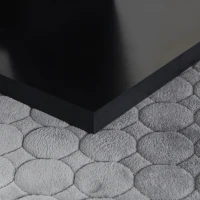 Masa Living 140×80×76 cm – Blat Marmura & Cadru Otel Negru(m-9)