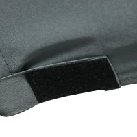 Outsunny Parasol de jardin inclinable auvent plat hauteur réglable polyester Anti-UV dim. 180L x 130l x 115-205H cm gris foncé(m-8)