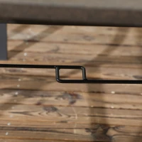 Masa Gradina 4 Persoane – Otel & PC, Cu Orificiu pentru Umbrela(m-9)