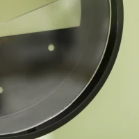 Jardiniere pentru balcon, set 3 bucati din otel si acrilic cu montare pe perete, pentru spatii interioare si exterioare, Ф30.5x5/Ф20.5x5/Ф15.5x5 cm, negru(m-9)