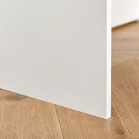 HOMCOM Compact Computer Table with Keyboard Tray Drawer Study Office Work Writing Desk(m-8)