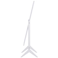 Lustro stojące HOMCOM duże lustro do makijażu podwyższone nóżki łatwa pielęgnacja MDF kolor biały 47 x 46 x 148 cm(m-4)