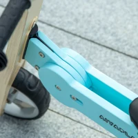 AIYAPLAY Draisienne Trottinette enfants vélo d'équilibre 2 en 1 évolutive 18 Mois à 3 Ans effet bois Charge Max. 30 kg Bleu(m-9)